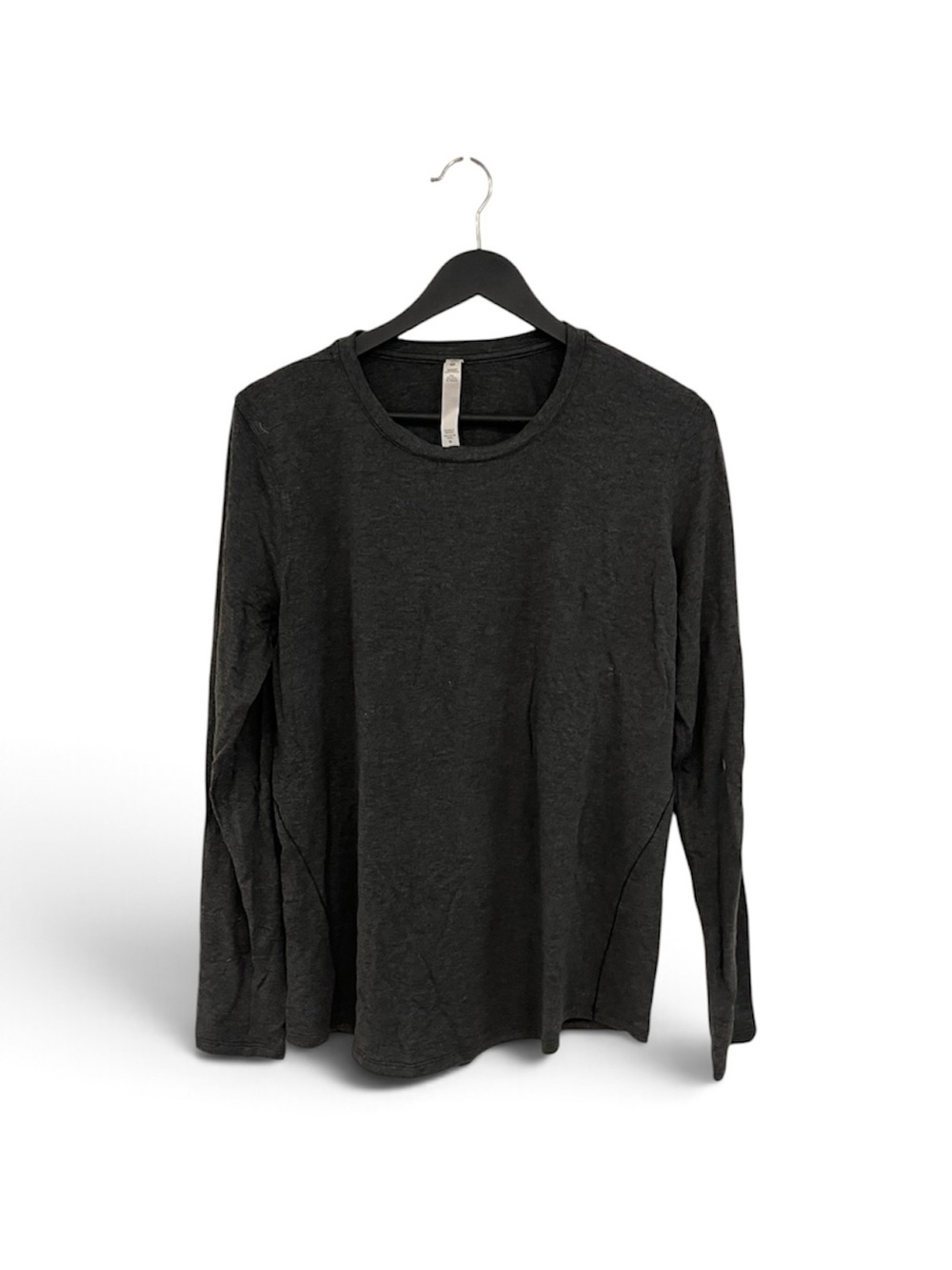 lululemon athletica Charcoal Long-Sleeve Crew Neck Shirt
